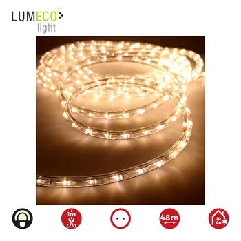 

LED flex tube 2 way fixed 30LEDS/MTS warm white LUMECO 48 meters