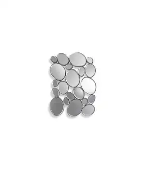 

Modern mirror silver rectangular small