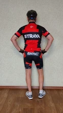 STRAVA-ropa de ciclismo para hombre, camiseta transpirable de manga corta, de secado rápido