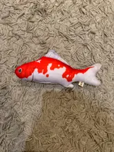 Pet Soft Plush Creative 3D Carp Fish Shape Cat Toy Gifts Catnip Fish Stuffed Pillow Doll