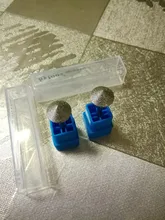 HYTOOS 10mm Diamante de rombo de uñas taladro 3/32 Rotary Burr cortadores para manicura taladro eléctrico accesorios uñas Mills Tools-D-7