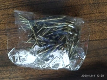 Envío Gratis 50 Uds Cruz cabeza-tornillo de rosca seca clavos de pared con cabeza plana tornillo de madera de fibra de uñas m4