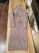 Skirt Suit Knitting MVGIRLRU Two-Piece Women's Sweater Costume