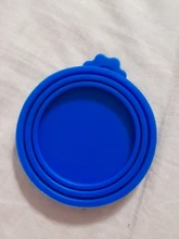Portable Silicone Dog Cat Canned Lid Pet Food Cover Storage Fresh-keeping Lids