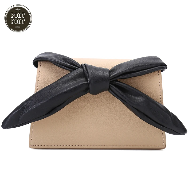 

Fashion Bowtie Female Shoulder Bag Crossbody Handbag For Women Leather Bag Designer Fancy Luxury Handbag sac a main femme bolsa