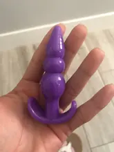 BESTCO-tapón Anal para masturbación, 18 + cuentas para estimular el punto G Vaginal, masaje para orgasmo, consolador, Juguetes sexuales para adultos, producto erótico SM