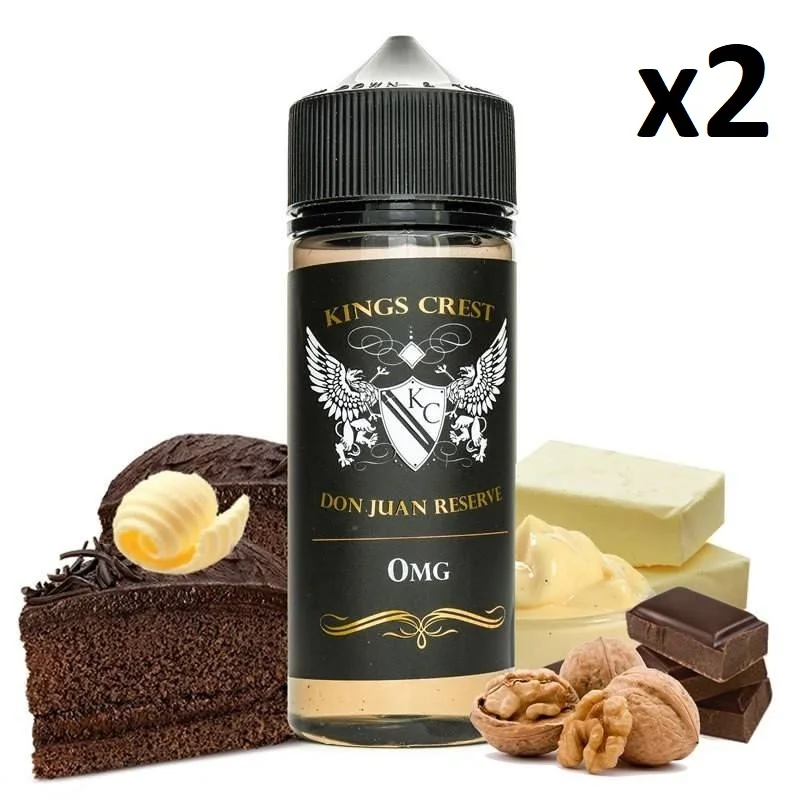 Don Juan Reserva 2x 100ml Kings Crest Liquido para vapear
