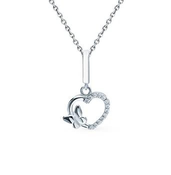 

Silver Pendant with cubic zirconia sunlight sample 925