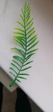 Plantas artificiales de 7 tenedores, hierba de eucalipto, helechos de plástico, hojas verdes, planta de flores falsas, decoraciones de mesa para decoración del hogar de boda