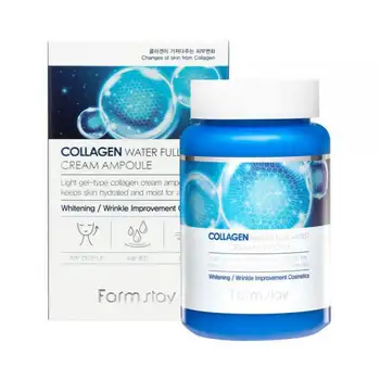 

Moisturizing Cream Serum with collagen farmstay Collagen Water full moist cream ampoule 250 ml