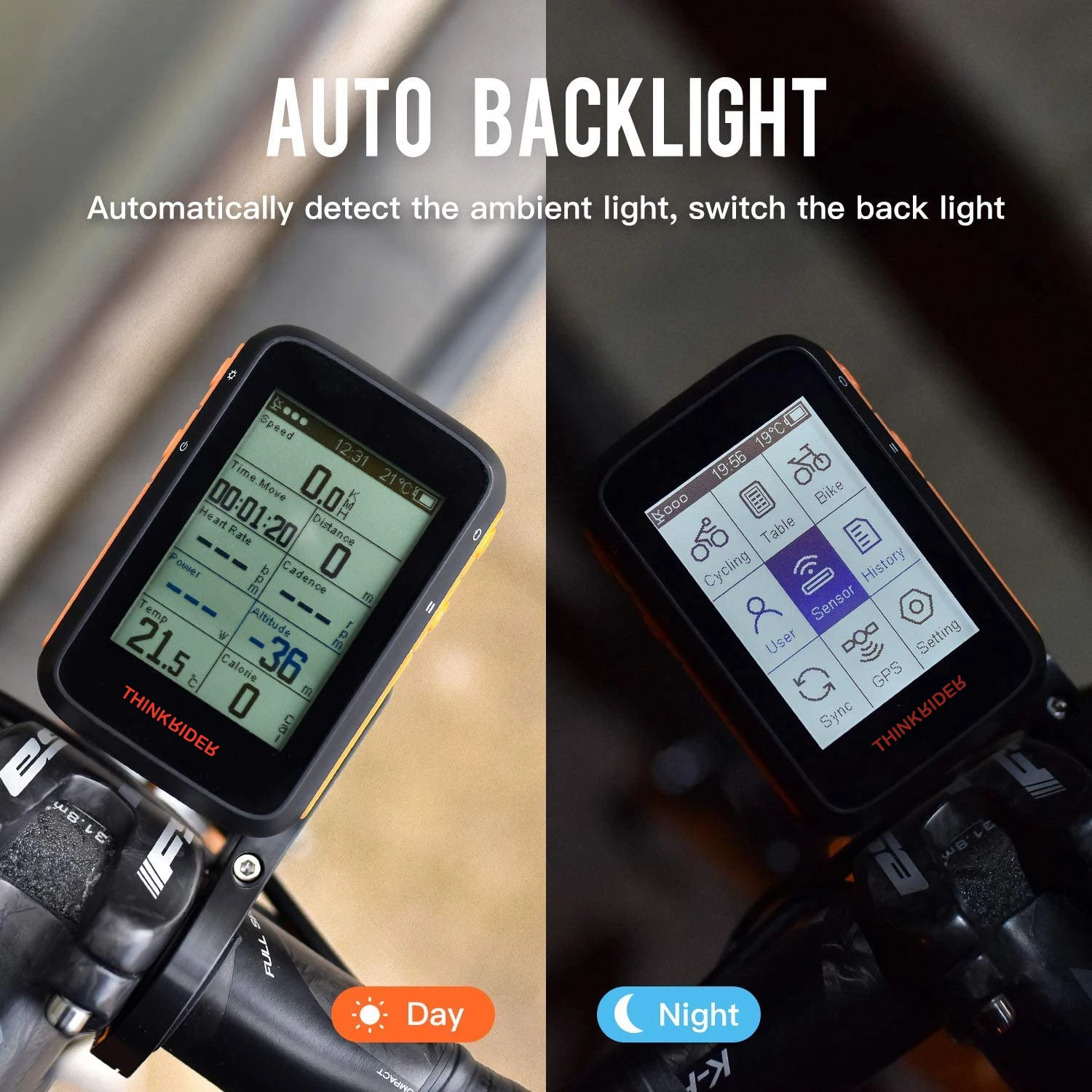 Thinkrider Bc200 Gps Smart Bike Computer Ant Ble Powermeter Support Lcd Display Ipx7 Waterproof Stopwatch 2 4inch Digit Bicycle Computer Aliexpress
