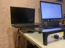 Laptop-Stand Desk-Riser Monitor Notebook Usb-Hub Fast-Charger Desktop Space-Bar 4ports