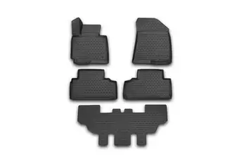 

Floor mats for Kia Carens 2013- 7 Seats car interior protection floor from dirt guard car styling tuning decoration