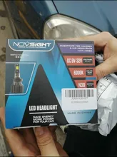 NOVSIGHT H11 faros Led de coche 6000K 72W 10000LM par H4 H7 H1 H13 9005, 9006 de 9004 H3 9007, 9012 de 881 de la luz de niebla reemplazar bombilla del faro