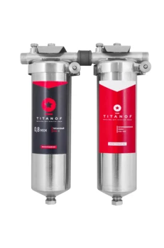 

Титановый фильтр для воды TITANOF + умягчающий фильтр TITANOF ТК 1 (1000 л/ч)