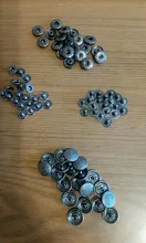 Nuevo de alta calidad 20 set/lote 15mm latón Metal botones botón cierres a presión de costura de cuero manualidades para ropa bolsas de prendas de vestir