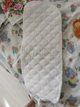 10 Uds. Ropa de pañales de bebé reutilizable insertos 1 pieza 3 capa inserto 100% algodón lavable cuidado del bebé pañal ecológico
