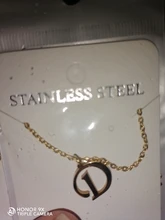 DOTIFI para las mujeres A-Z alfabeto carta colgante collares personalización collar de acero inoxidable Glamour joyas