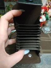 TANGYUE-tarjetero de cuero para hombre y mujer, cartera con carcasa para tarjetas, tarjetero para tarjetas bancarias