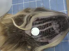 GEMMA-pelucas de cabello largo ondulado para mujeres negras, pelo sintético de parte media, para fiesta diaria, Cosplay, resistente al calor