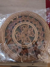 Bolso de mimbre tejido para mujer, mochila pequeña con bandoleras cruzadas de mimbre tejida a mano, perfecto para verano