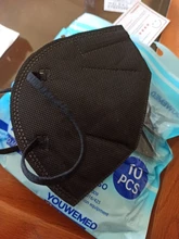 Mascarilla de 5 capas KN95 con filtro FPP2, máscara respirador reutilizable FFP2, 1-200 piezas