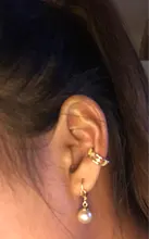 Rock Vintage-pendientes con Clip y borlas para mujer, Piercing falso, hueso del oído, regalos de joyería