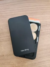 Tarjetero minimalista de fibra de carbono para hombre, billetera Rfid para tarjetas de crédito, soporte de tarjeta de identificación de negocios, novedad