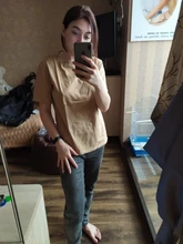 Basic Tees Loose Tshirt Khaki-Tops Oversized Korean Summer 9-Color Hirsionsan 100%Cotton