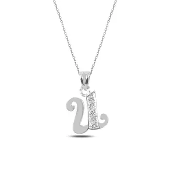 

Angemiel 925 Silver-U-Letter Ghost Pendant