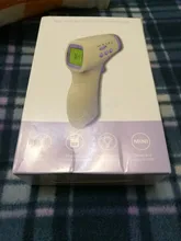 Oxímetro de pulso Digital para dedo, medidor de saturación de oxígeno en sangre, Monitor de ritmo cardíaco SPO2 PR + termómetro infrarrojo