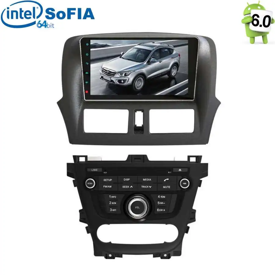 Штатная магнитола Faw Besturn X80 I(2013-) LeTrun 2080 на Android 6.0.1 Intel SoFIA(+ Камера заднего вида в подарок