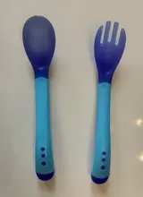 Fork Flatware Spoon Feeding-Forks Eating Newborn-Baby Children Training Infant Easy-To-Hold