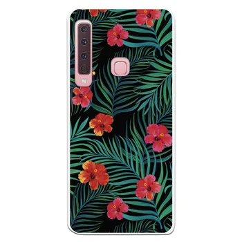 

Stand case costume drawing Flowers WP029 for Samsung Galaxy A9 2018