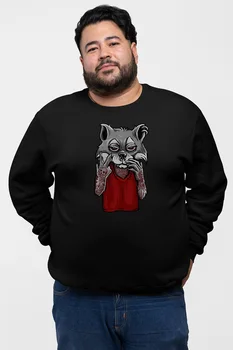 

Angemiel Wear Tattooed Raccoon Black Men 'S Sweatshirt