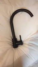 Grifo de latón negro giratorio de 360 ° para cocina, fregadero de un solo Mango, Vintage, Torneira, Envío Gratis