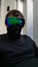 PHMAX-Gafas de esquí antiniebla para hombre y mujer, lentes de Snowboard de doble capa con protección UV400, lentes de sol para nieve