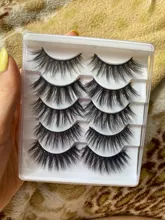 SEXYSHEEP-pestañas postizas 3D de visón, pestañas largas naturales/gruesas, útiles de extensión de belleza, 5 pares