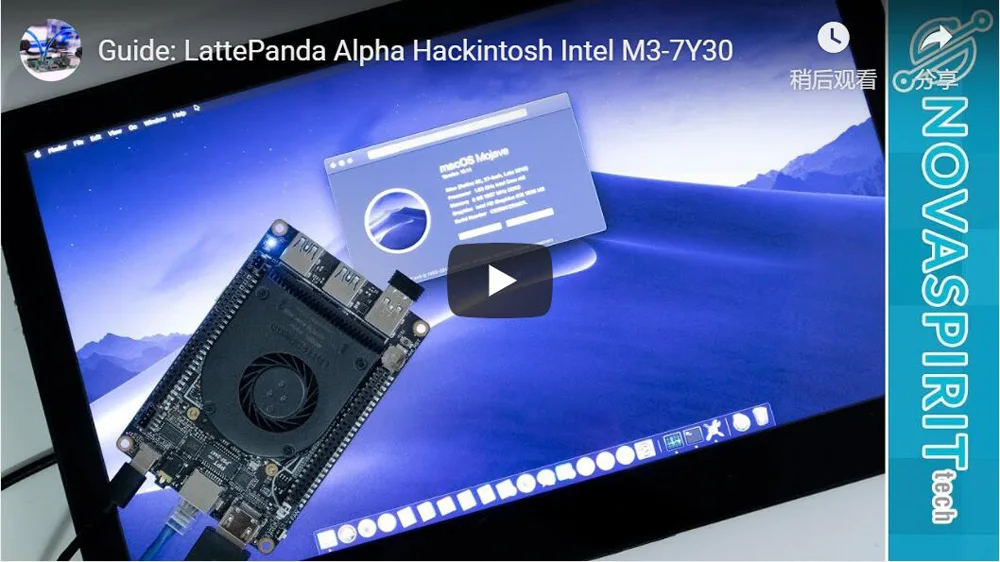 Макетная плата LattePanda AlphaPanda Alpha 864s для Intel 8th m3-8100y 3,4 ГГц двухъядерный процессор ATmega32u4 Поддержка Windows Linux неактивированная