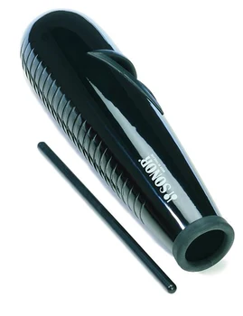 

90616533 fglb guiro, large, fiberglass, black, Sonor