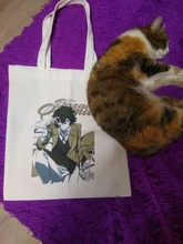 Perros Callejeros Bungou Osamu Dazai Anime de impresión de dibujos animados de bolsas de compras de las niñas de moda Casual paquete bolso de mano