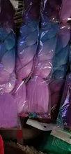 WonderLady-extensiones de cabello sintético con trenzas, 24 Jumbo pulgadas, 120 colores, ombré único, preestirado, para caja