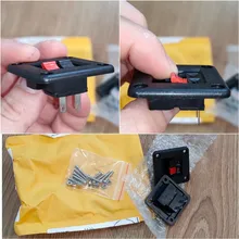 2 uds 6 uds 10 Uds 2 3 4 conector de posiciones Terminal Push en Jack carga de 4 polos de altavoz de Audio enchufe de terminales hembra Clip