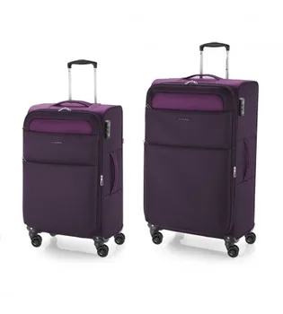 

Set 2 Suitcases Medium-Large Soft 4R Gabol Cloud Purple