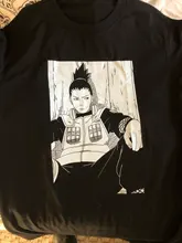 Manga T-Shirt Short-Sleeve Top-Anime Harajuku Shikamaru Cotton Summer Tees