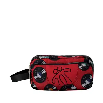 

School case three compartments printed vinyl-Agapec