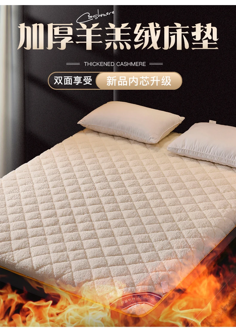 Description Picture 2 of itemFloor tatami thicken warm in winter mattresses student dormitory Foldable mats Twin King Queen Full Size bed mattress product