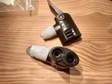 Adaptador de manguera de bomba de bicicleta, doble cabezal, piezas de bombeo, accesorios F/V, servicio A/V, Schrader/Presta, convertidor de válvula