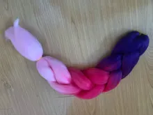 Miss Rola-soporte para extensiones de cabello, 100g, 24 pulgadas, tamaño gigante sintético, BraidsPink, fibra ombré, verde, amarillo, alta temperatura, venta al por mayor