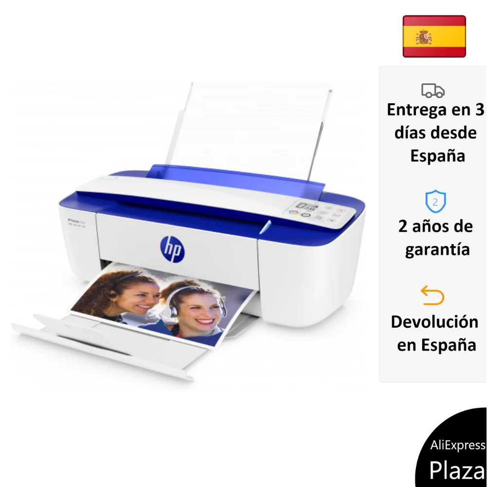 HP Impresora Multifunción Wifi HP DeskJet 3760 MFP WIFI USB impresora  multifunción color inyección tinta, escaner, fotocopiadora|Impresoras| -  AliExpress
